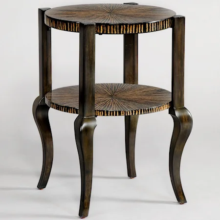 End Table with Cabriole Bottom Legs